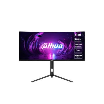Dahua Monitor 30" Gaming - LM30-E330CA (VA; 21:9; 2560x1080; 1ms; 200Hz; 250cd; HDMIx2; DPx2; Mag.áll.; Ívelt)