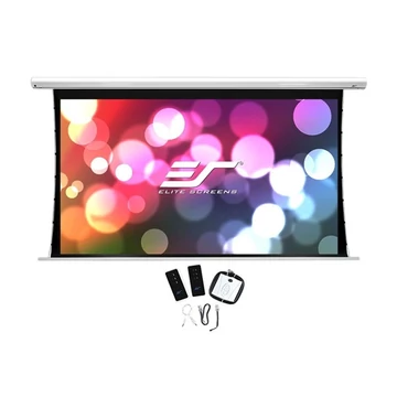 EliteScreens 150" (16:9) motoros fali vászon Saker SKT150XH-E12-AUHD (332 x 187 cm, Fehér, Oldalfeszített)