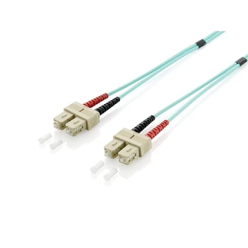 Equip Optikai Kábel - 255328 (OM3, SC/SC, 50/125µ, LSOH, türkiz, 20m)