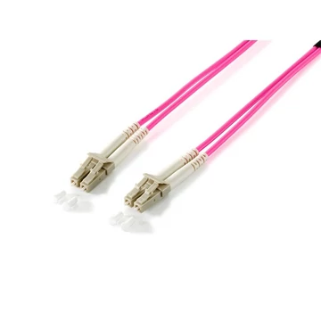 Equip Optikai Kábel - 255520 (OM4, LC/LC, 50/125µ, LSOH, lila, 30m)