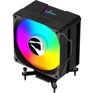 Formula CPU Cooler - Ice Burg EX ARPW 6P (17-34dB, 4pin csatlakozó, 6 db heatpipe, 12cm, PWM, ARGB)