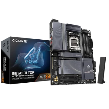 GIGABYTE Alaplap AM5 B850 AI TOP AMD B850, ATX