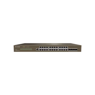 IP-COM Switch Vezérelhető - G3328F (24x1Gbps; 4x SFP; 1x console port; L2)