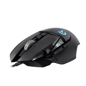 LOGITECH Egér - G502 Lightsync RGB Vezetékes Gaming, Fekete