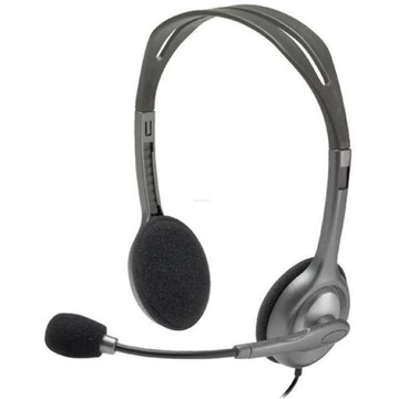 Logitech Fejhallgató - H111 Headset (3.5mm Jack, mikrofon, fekete)