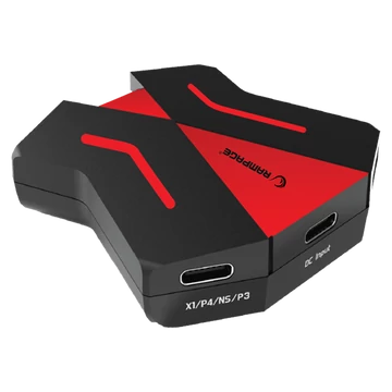 Rampage Egér/Billentyűzet adapter konzolokhoz - SWITCH (3x USB-A, 2x USB-C, PS4/PS3/Xbox One)