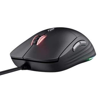 Trust Egér Gamer - GXT925 Redex II (Optikai érzékelő; 200-1000DPI; 6 gomb; RGB; fekete)