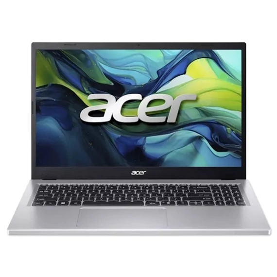 ACER Aspire AG15-71P-34P9, 15.6" FHD IPS, Intel Core i3-1315U, 8GB, 512GB SSD, UMA, DOS, ezüst