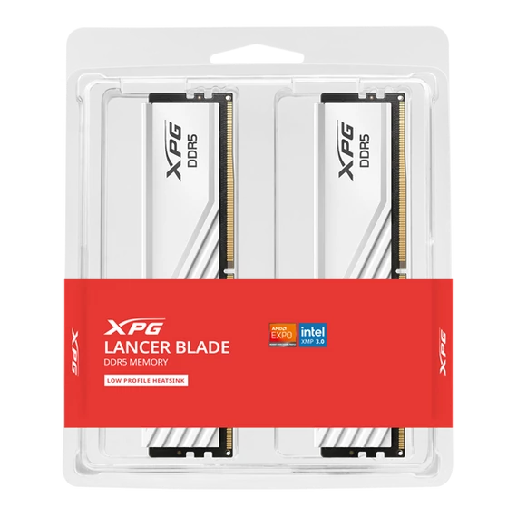ADATA Memória DDR5 16GB 5600Mhz DIMM CL46 XPG LANCER BLADE (2x8GB), White