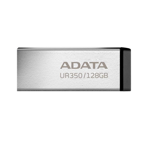 ADATA Pendrive 128GB, UR350 USB 3.2, fémházas, fekete