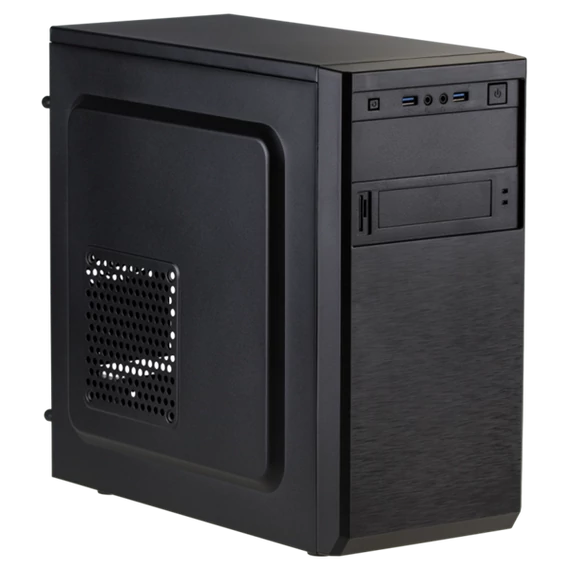 AKYGA Ház AK17BK Micro ATX Fekete, USB3.0