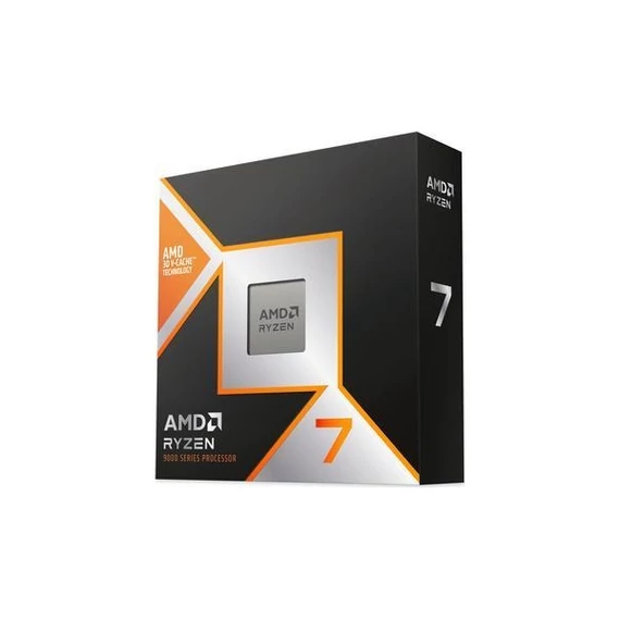 AMD Processzor - Ryzen 7 9800X3D (4700Mhz 96MBL3 Cache 120W AM5) BOX Gaming CPU, No Cooler