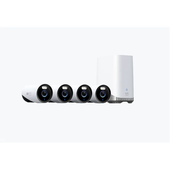 ANKER EUFYCAM2C E330 Biztonsági Kamera Rendszer (4+1) 4K, HomeBase 3 vezérlővel, 1TB, vízálló, kül-beltéri - E8600323