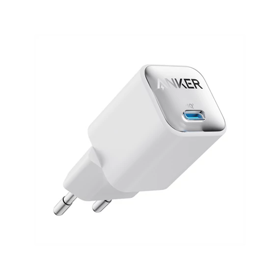 ANKER Hálózati Töltő, 511 Nano, 30W USB-C, EU, fehér -  A2147G21