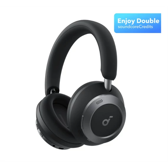 ANKER Vezeték Nélküli Fejhallgató, Soundcore Space One Pro, Összecsukható, Aktív Zajszűrő, jet black - A3062G11