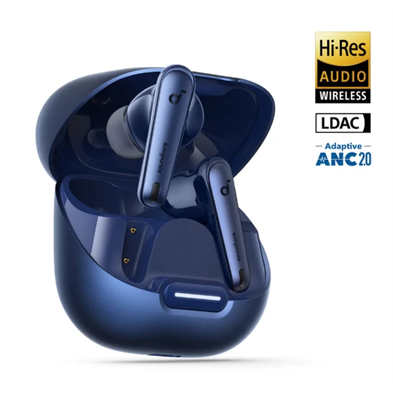 ANKER Vezeték Nélküli Fülhallgató, Soundcore Liberty 4 NC, sötétkék - A3947G31