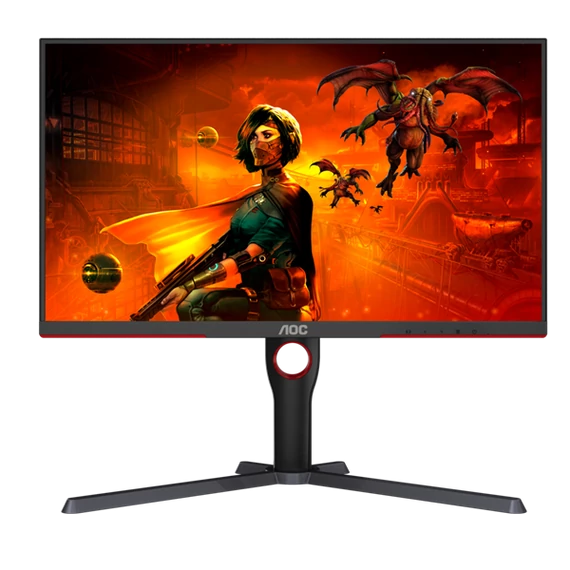 AOC Gaming 160Hz IPS monitor 27" U27G3X/BK, 3840x2160, 16:9, 450 cd/m2, 1 ms, HDMIx2/DisplayPortx2