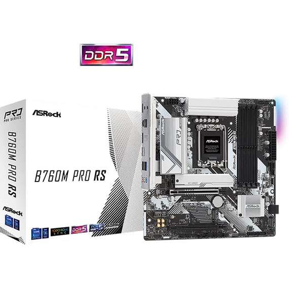 ASROCK Alaplap S1700 B760M PRO RS INTEL B760, mATX