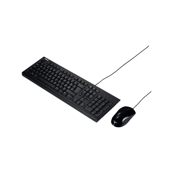 ASUS ACCY Egér+Bill U2000 Vezetékes Magyar, Fekete