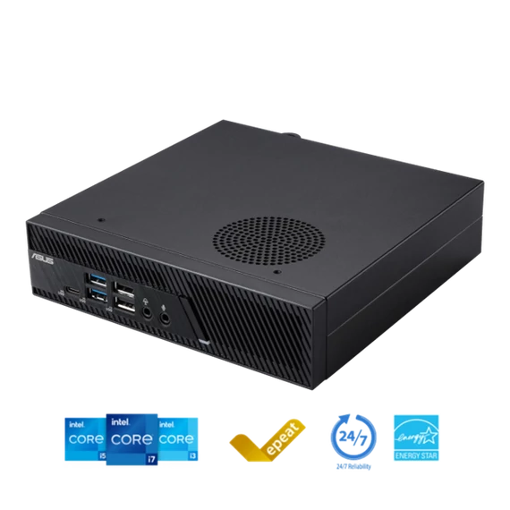 ASUS VivoMini PC PB63, Intel Core i3-13100, 8GB, 256GB SSD, HDMI, DP, WIFI, USB 2.0, USB 3.2, USB Type-C