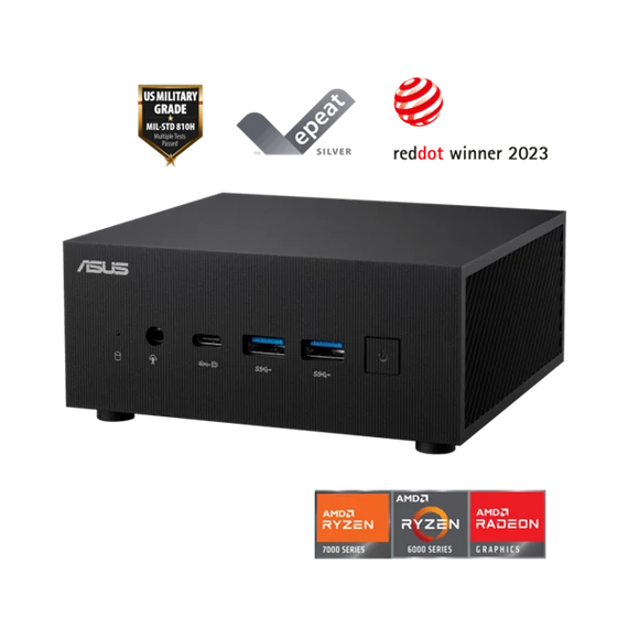 ASUS ExpertCenter miniPC PN53, AMD Ryzen 7, 16GB, 512GB, HDMI, WIFI5, BT5.0, USB 3.1