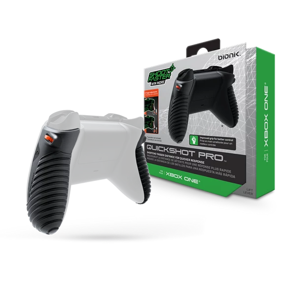 BIONIK XBOX One Kiegészítő Quickshot Pro Kontroller Ravasz csomag fekete, BNK-9076