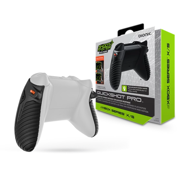BIONIK XBOX Series S/X Kiegészítő Quickshot Pro Kontroller Ravasz csomag fehér, BNK-9073
