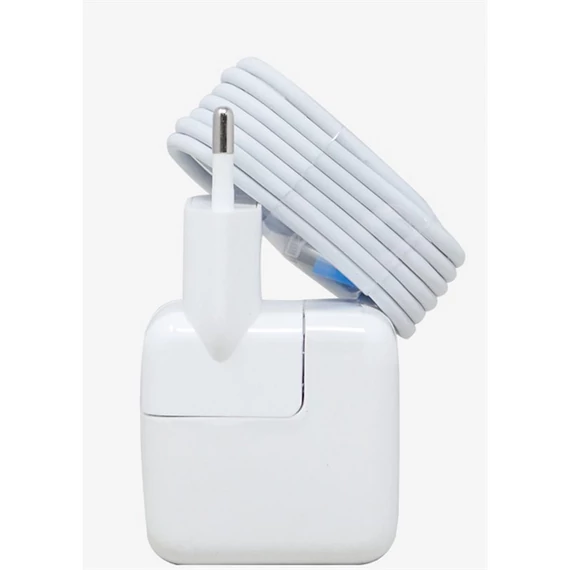 BLACKBIRD Hálózati Adapter 12W USB-A Kivitel + USB-C male to USB-A Töltő kábel 1m, Fehér (Ipad-hez)