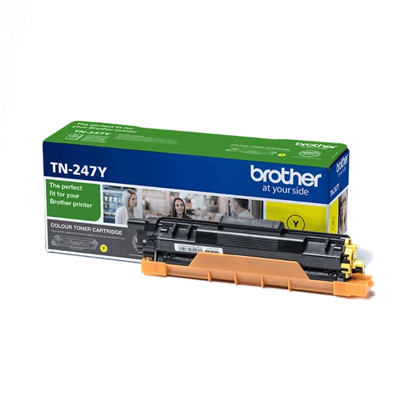 BROTHER Toner TN-247Y, Highcap- 2.300 oldal (ISO/IEC 19798), Sárga