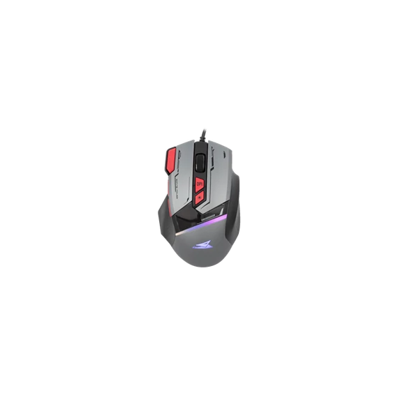 BARACUDA W029908 MANTA-G, BGM-047G gamer egér,8D, szürke, 12800 dpi