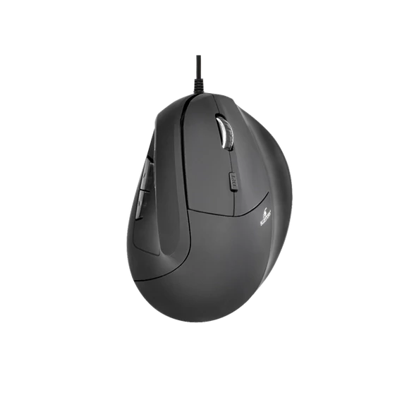 Bluestork Egér - M-W-ERGO (Ergonomic, Rechargeable, 2.4G, 7200 DPI, optikai, fekete)