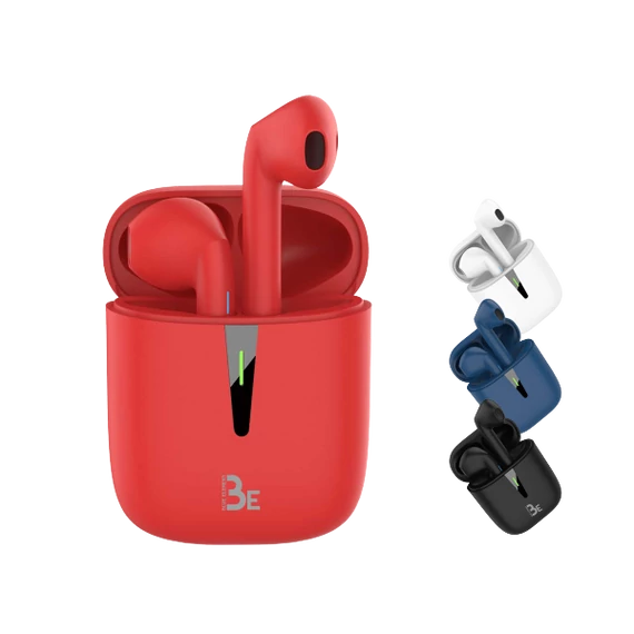 Bluestork Fülhallgató Vezeték Nélküli - BE POP 2 RED (Bluetooth v5.0, mikrofon, piros)