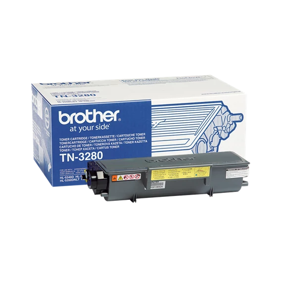 Brother Toner TN-3280, Nagy töltetű - 8000 oldal, Fekete