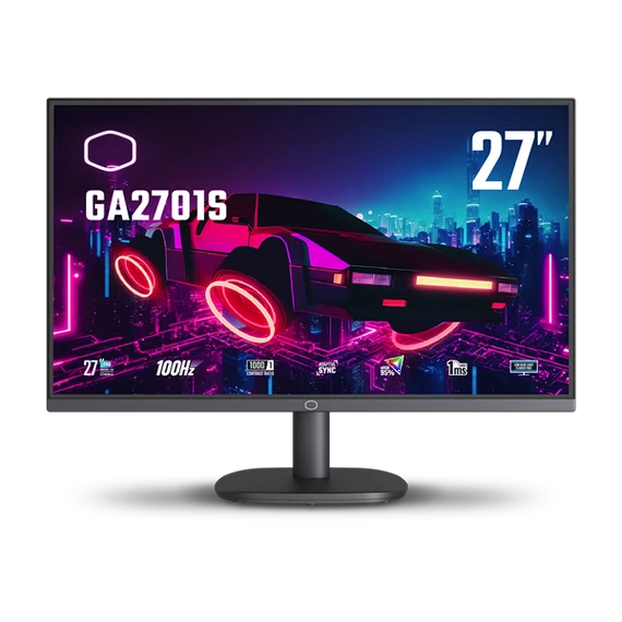 COOLER MASTER Monitor Gaming 27" GA2701S, 100Hz, FHD 1920x1080, Adaptive Sync, 1xHDMI/1xVGA