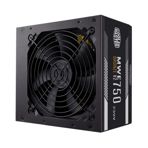 COOLER MASTER Tápegység MWE 750 BRONZE - V2, 750W, 12cm, 80+ Bronze
