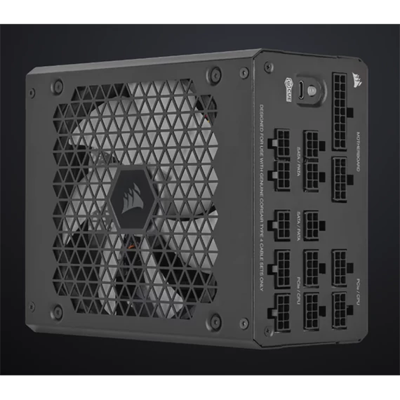 CORSAIR Tápegység Moduláris, HX1000i, 1000W, ATX3.0, PCIe5.0, 14cm, BOX, Platinum