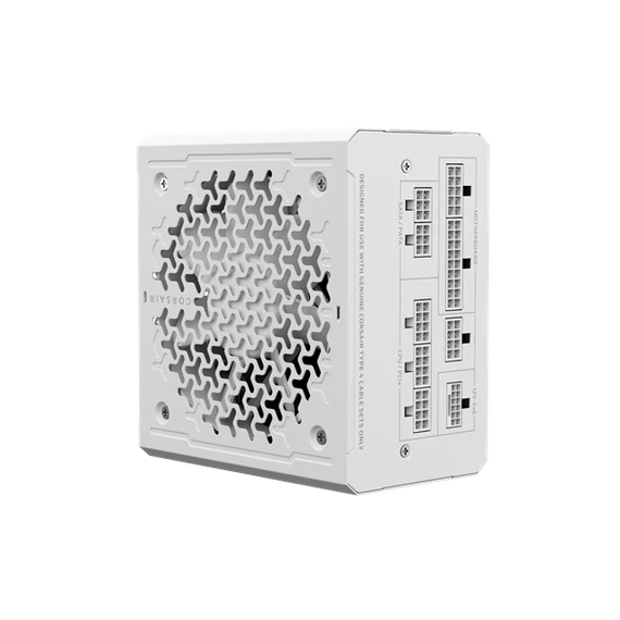 CORSAIR Tápegység Moduláris, RM1000e, 1000W, 12cm, ATX 3.1, PCIe 5.1, BOX, Cybenetics Gold, fehér