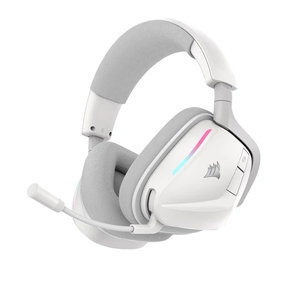 CORSAIR Vezeték Nélküli Headset, VOID v2 Wireless Gaming Headset, Dolby Atmos, fehér