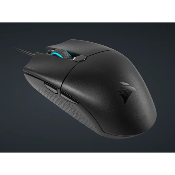 CORSAIR Vezetékes Egér Gaming, KATAR PRO Ultra-light, 6 programozható gomb, RGB Világítás, 12400dpi, fekete