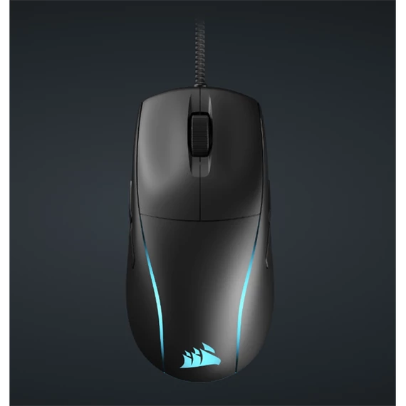 CORSAIR Vezetékes Egér Gaming, M75 RGB, Ultra-könnyű, RGB Világítás, 26000dpi, fekete