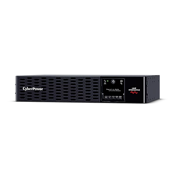 CYBERPOWER UPS PR1000ERT2U (10xIEC C13) 1000VA 1000W 230V RACK szünetmentes tápegység + USB LINE-INTERAKTÍV