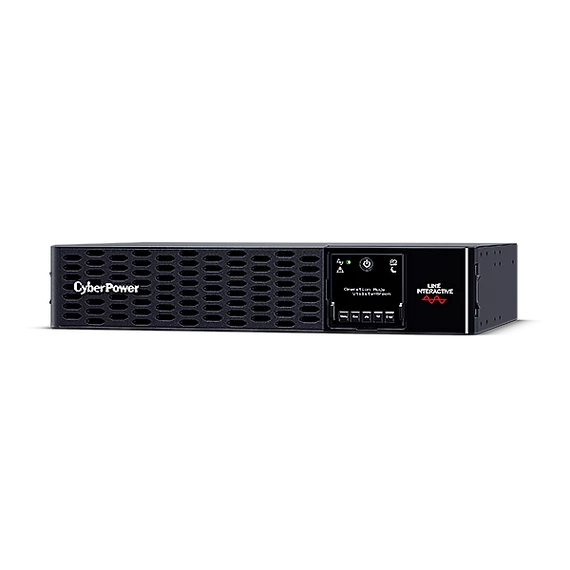 CYBERPOWER UPS PR1500ERT2U (10xIEC C13) 1500VA 1500W 230V RACK szünetmentes tápegység + USB LINE-INTERAKTÍV