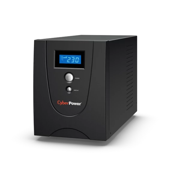 CYBERPOWER UPS VALUE2200EILCD (6xIEC 320) 2200VA 1320W 230V szünetmentes tápegység + USB LINE-INTERAKTÍV