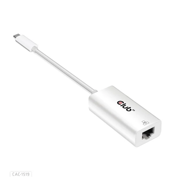 Club 3D Átalakító - CAC-1519 (USB-C (3.2 USB-C Gen 1 to RJ45 1GB Ethernet, aktív)