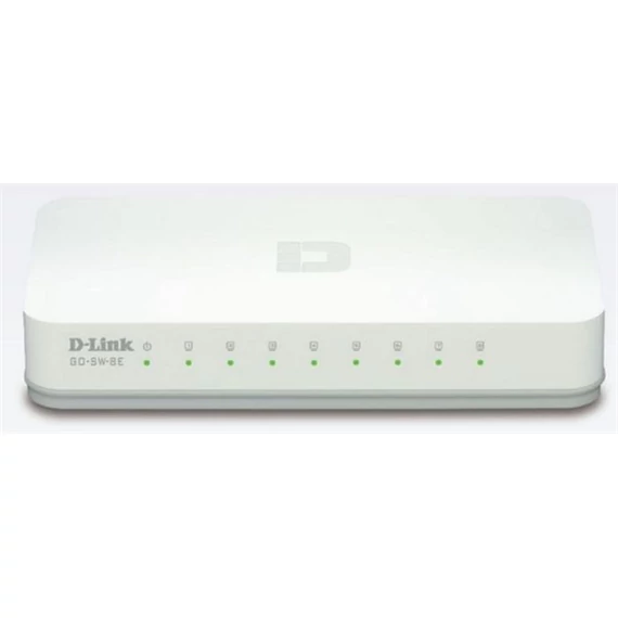 D-LINK Switch 8x100Mbps Műanyagházas Asztali, GO-SW-8E/E