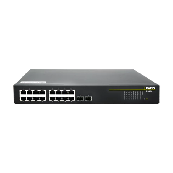 DCN Switch 250W PoE/PoE+ 16x10/100/1000Base-T + 2x100/1000Base-X SFP