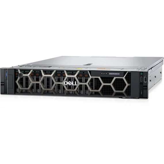 DELL ISG szerver - PE R550 rack (8x3.5"), 1x12C S4310 2.1GHz, 2x16GB, 1x480GB RI SSD; H755, iD9 En., 2x1100W.