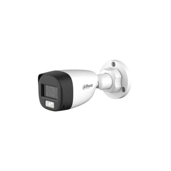 Dahua Analóg csőkamera - HAC-HFW1200CL-IL-A (Duallight, 2MP, kültéri, 2,8 mm, IR20m+LED20m, ICR, IP67, DWDR, mikrofon)