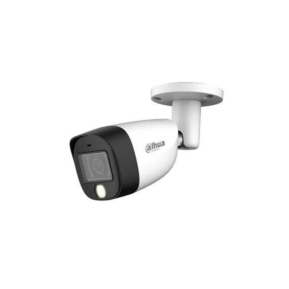 Dahua Analóg csőkamera - HAC-HFW1500CM-IL-A (Duallight, 5MP, kültéri, 2,8 mm, IR20m+LED20m, ICR, IP67, DWDR, mikrofon)