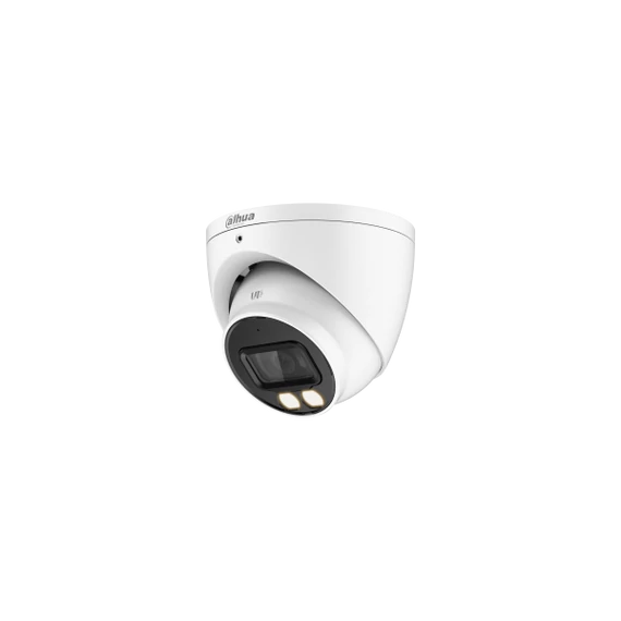 Dahua Analóg turretkamera - HAC-HDW1200T-IL-A (SmartColor, 2MP, 2,8mm, kültéri, IR40m+LED40m, IP67, mikrofon, 12VDC)